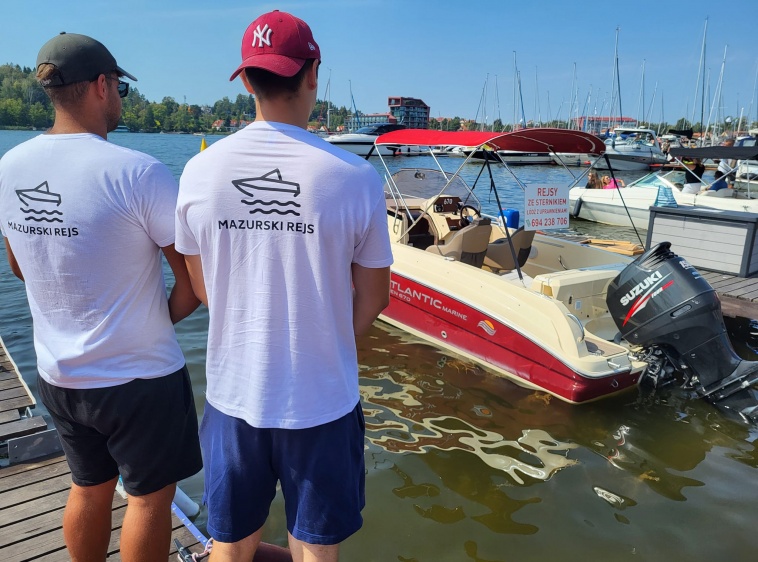 Wynajem motor&oacute;wek bez uprawnień-Mazurski Rejs 