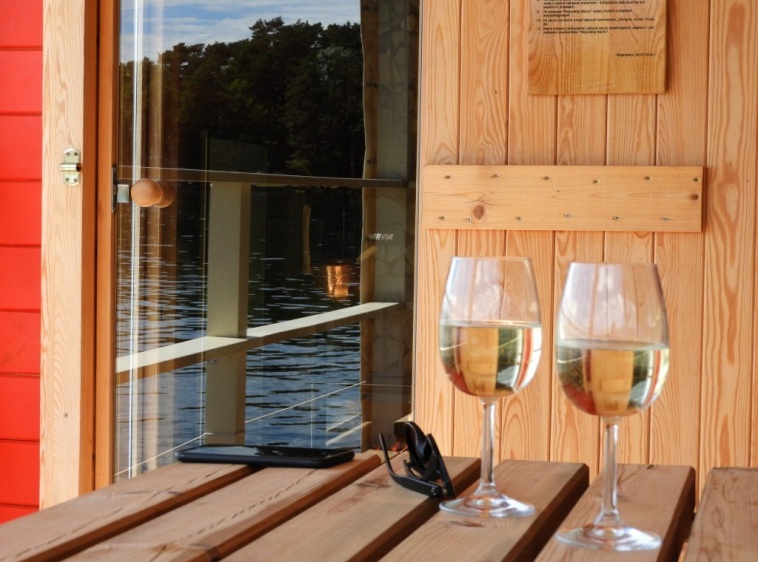 Pływająca Mazurska Sauna