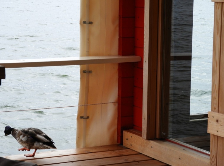 Pływająca Mazurska Sauna