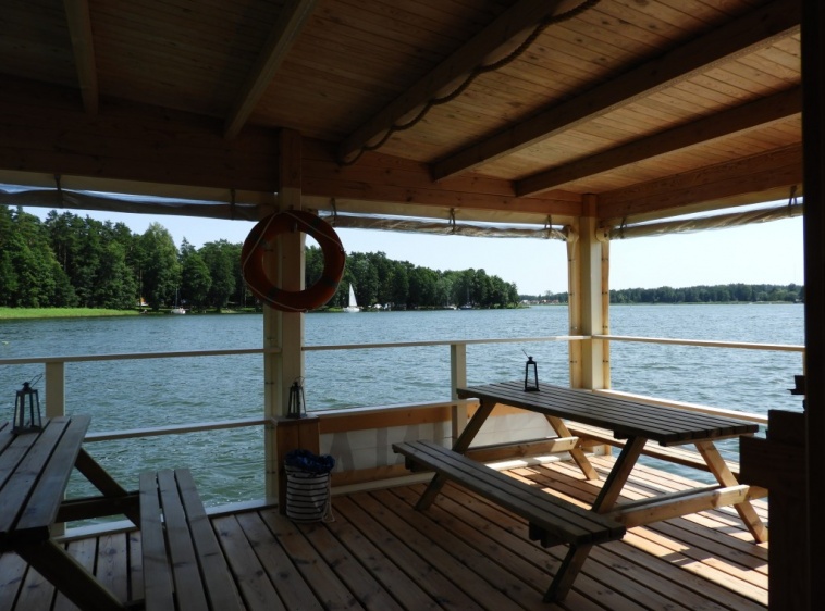 Pływająca Mazurska Sauna
